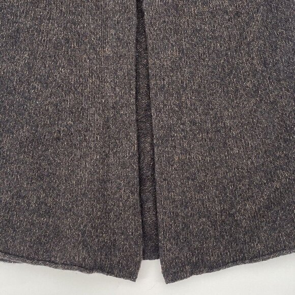 Eileen Fisher PM Merino Wool Blend Cardigan Brown Short Sleeve med petite - Picture 4 of 8